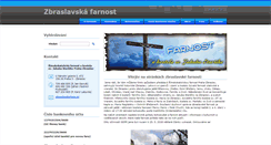 Desktop Screenshot of farnost-zbraslav.cz